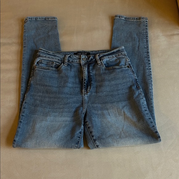 Judy Blue HighRise Vintage Wash Boyfriend Jeans‎ Women’s Great Condition Size 28 - Picture 3 of 8